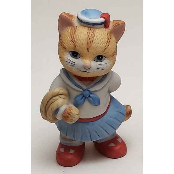 Bronson Vintage Sailor Cat Porcelain Figurine - Picture 2 of 5